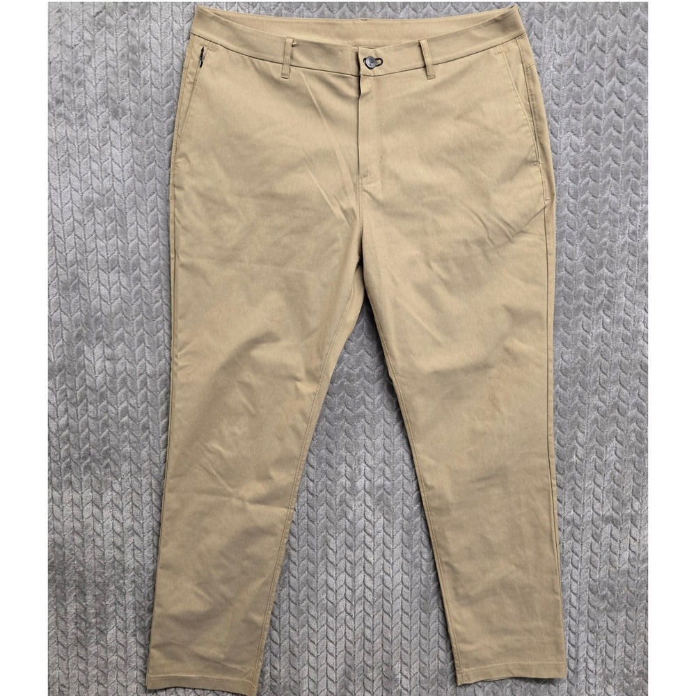 Public Rec Mens Dealmaker Chino+ Pants Khaki Tan Performance 36x32
